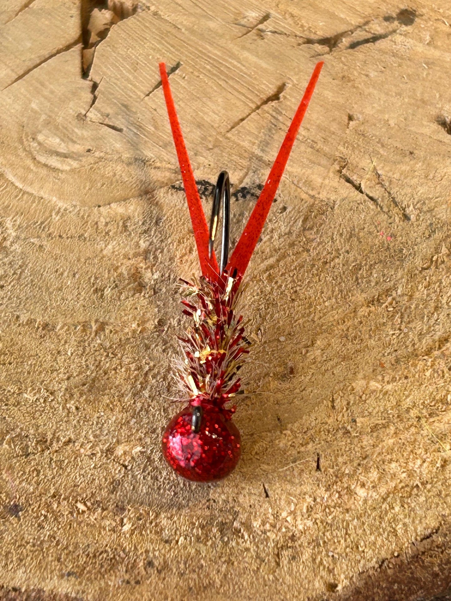 Split tail crappie jigs