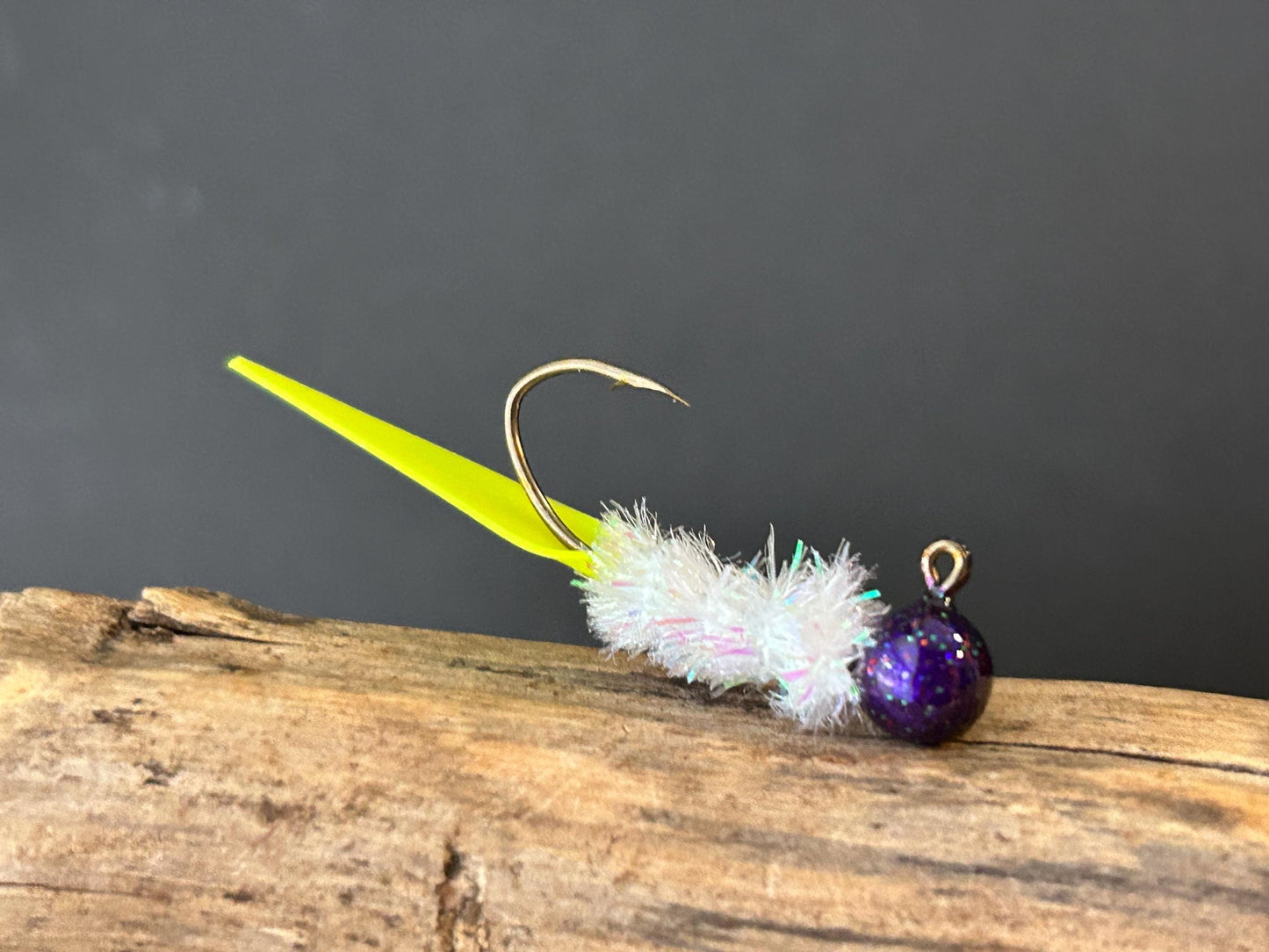 Wedge tail crappie jigs