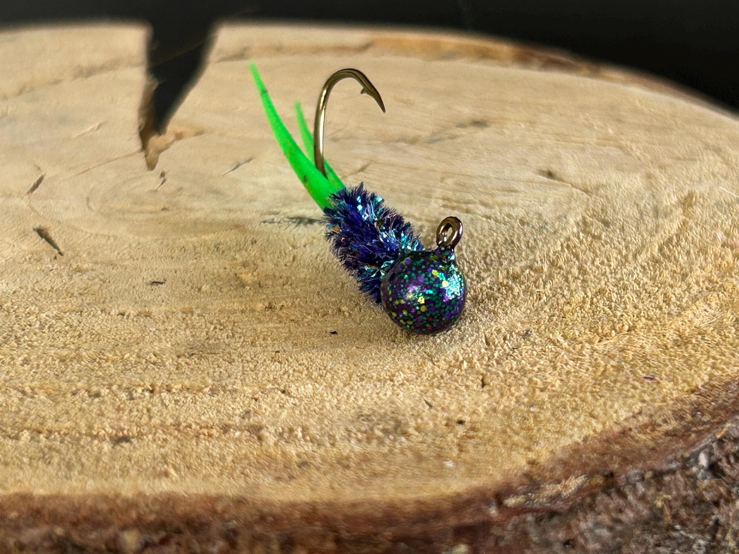 Split tail crappie jigs