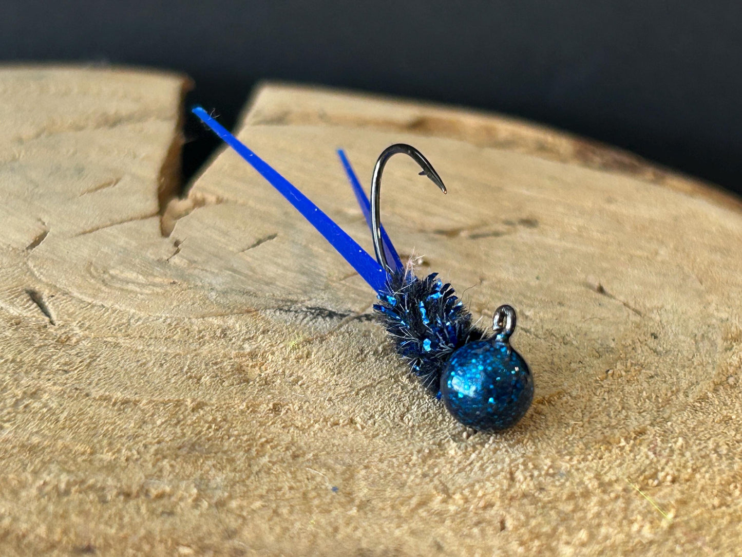 Split tail crappie jigs