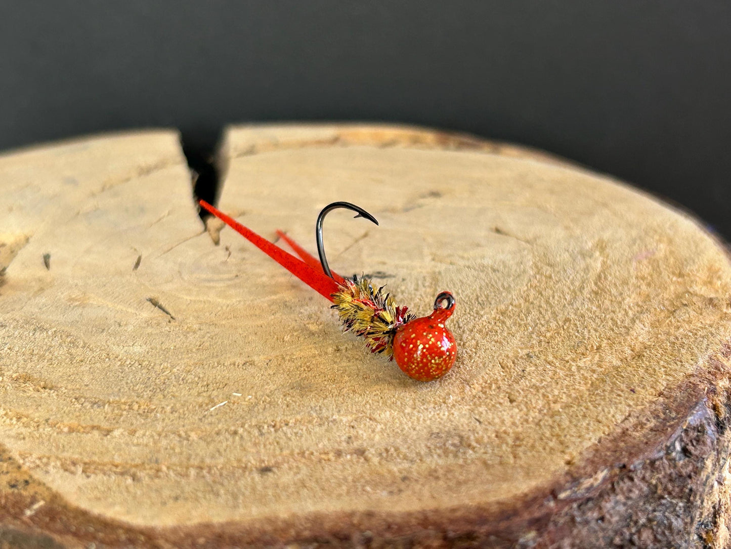 Split tail crappie jigs