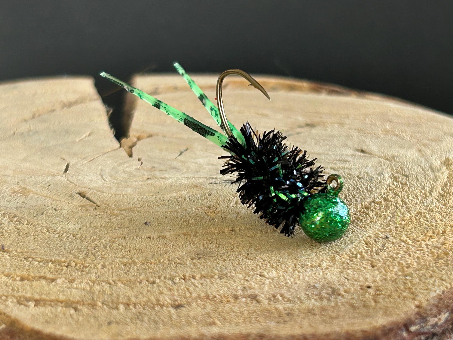 Split tail crappie jigs