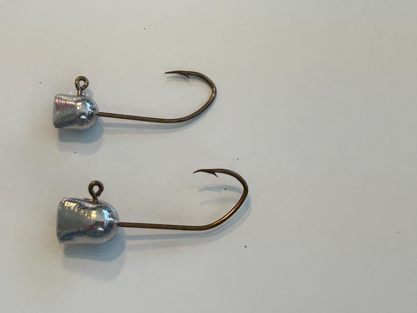 Unpainted hatchet jig heads MUSTAD sickle hook