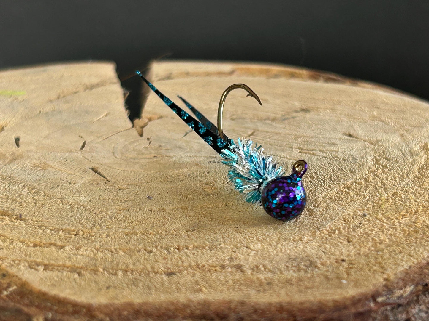 Split tail crappie jigs