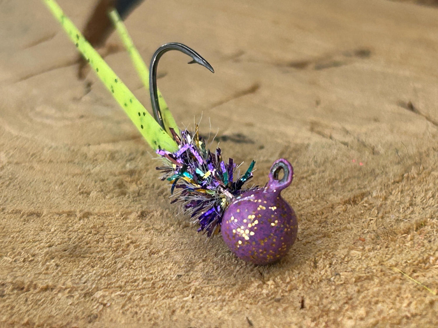 Split tail crappie jigs