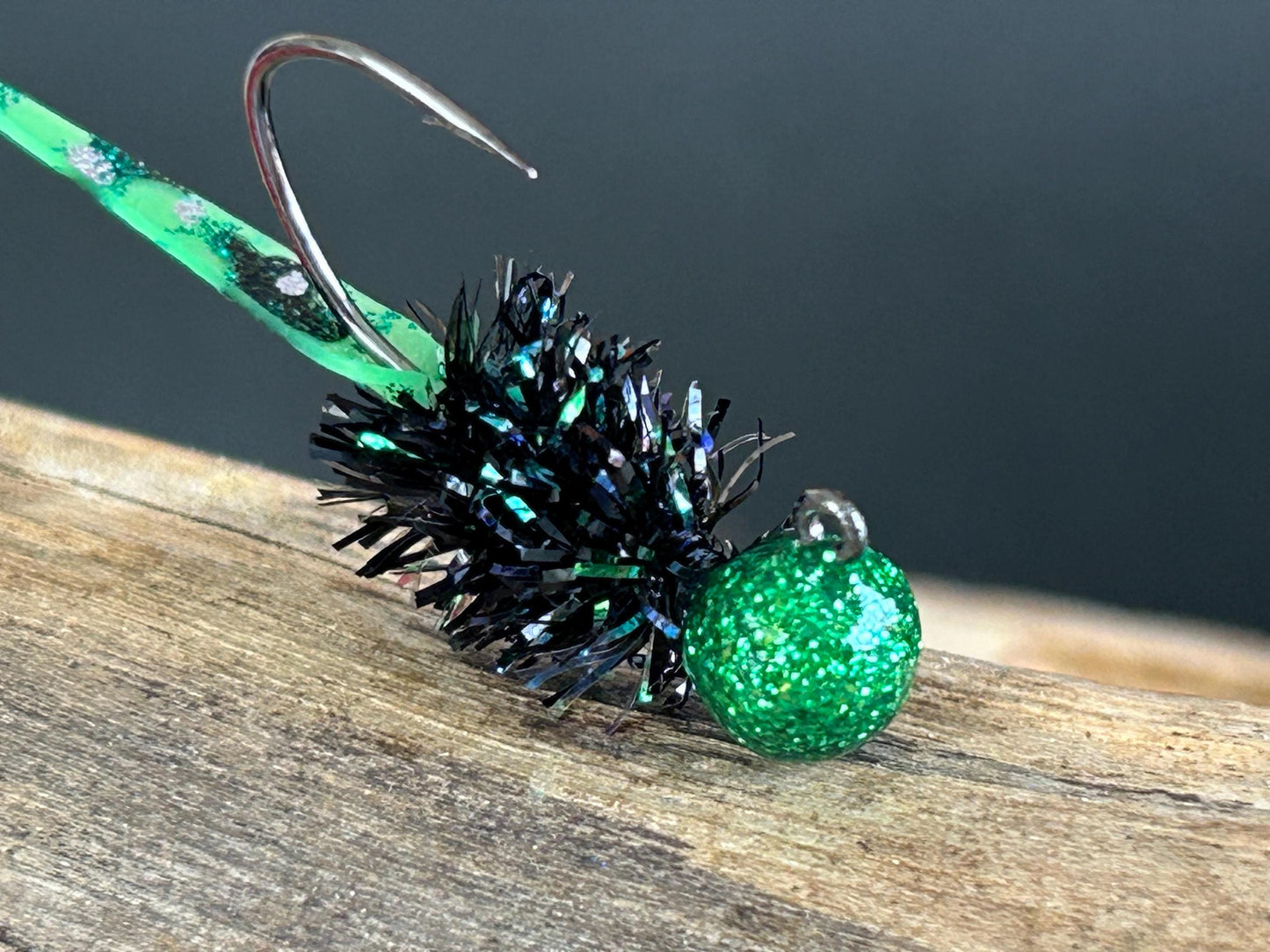 Wedge tail crappie jigs