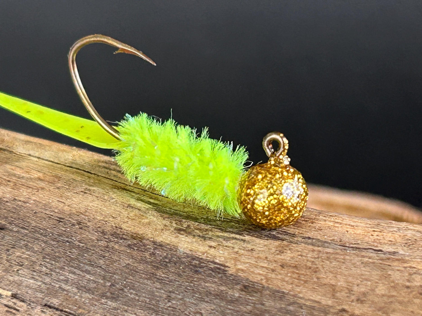 Wedge tail crappie jigs