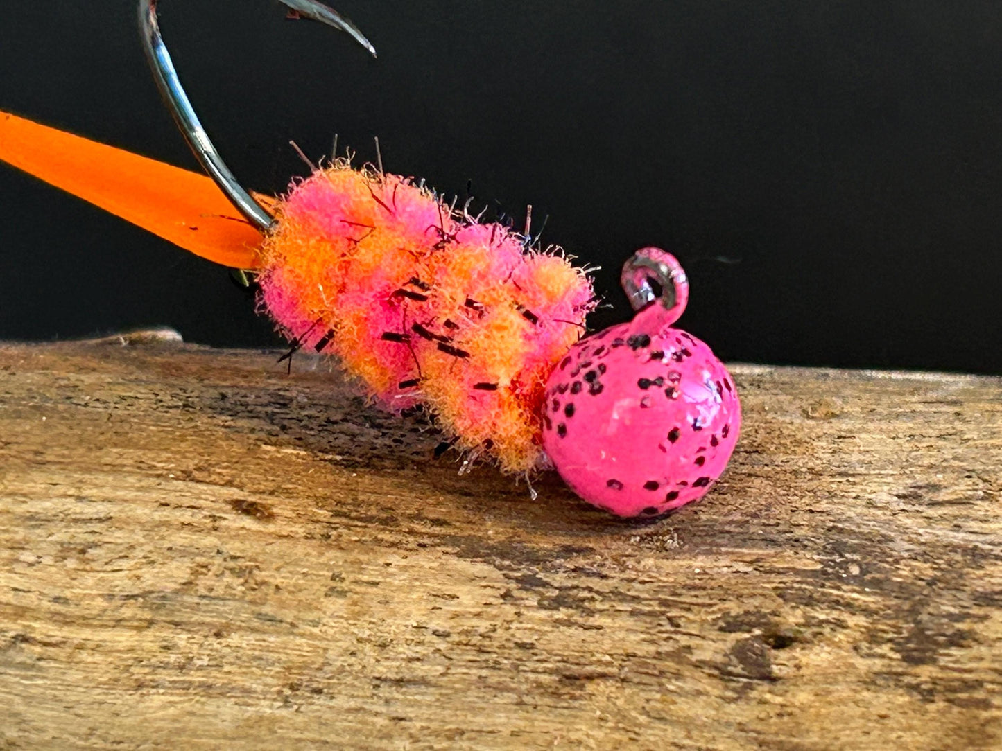 Wedge tail crappie jigs