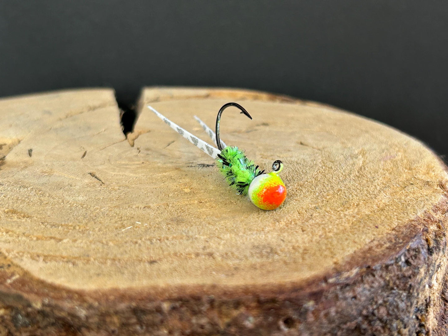 Split tail crappie jigs