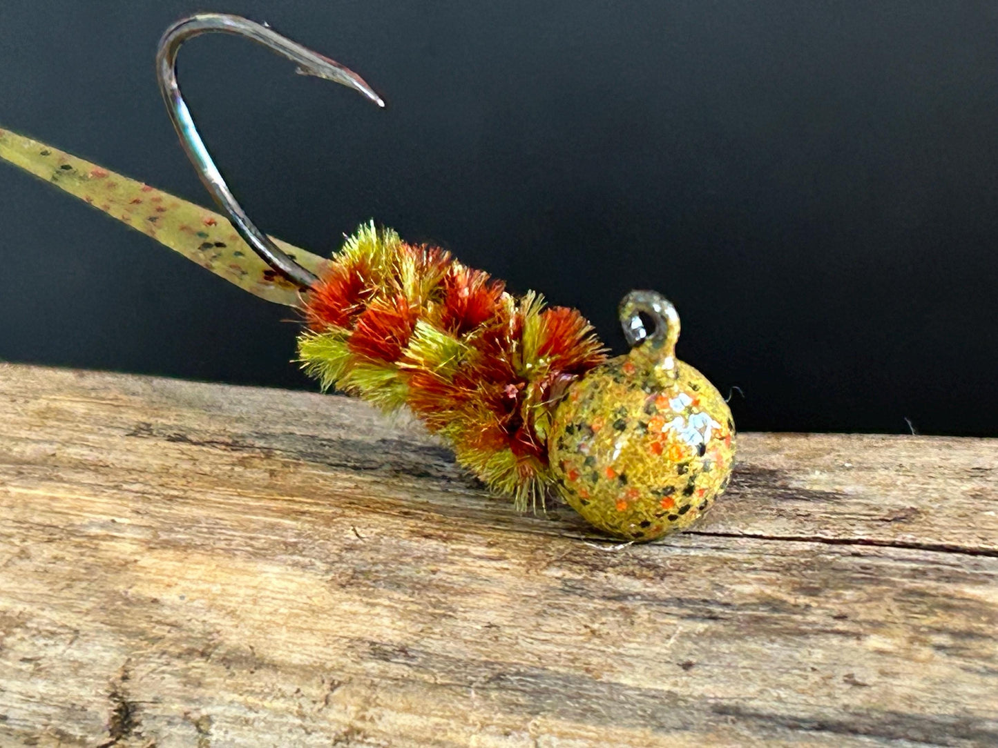 Wedge tail crappie jigs