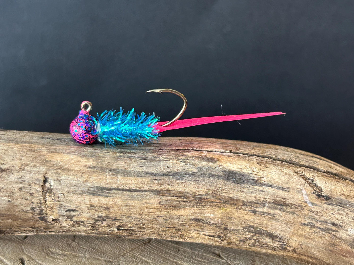 Wedge tail crappie jigs