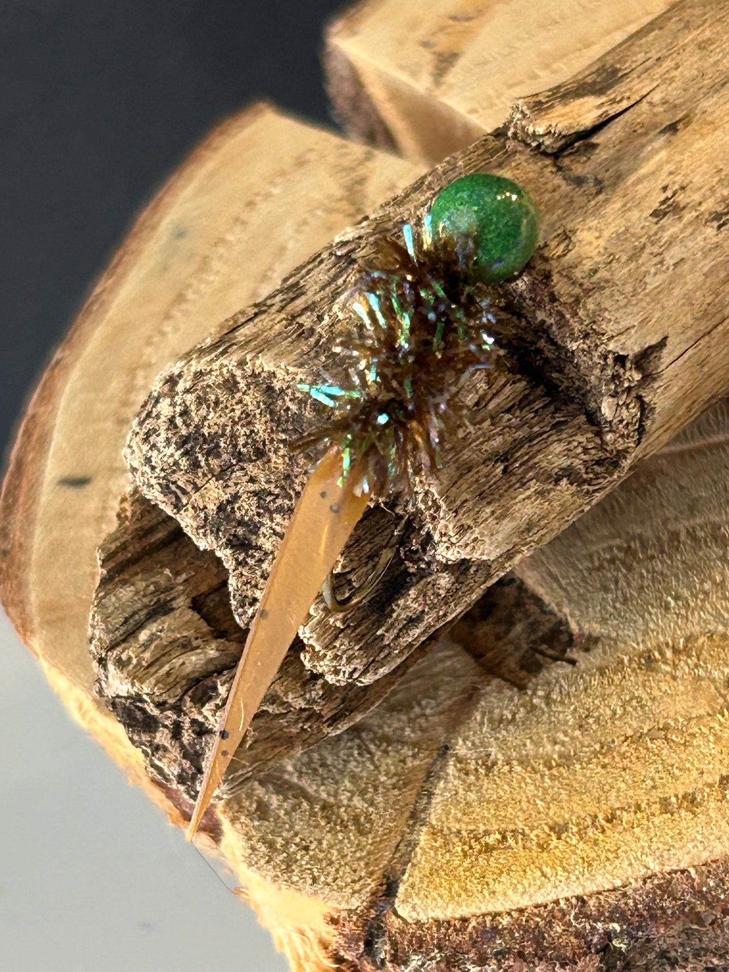 Wedge tail crappie jigs