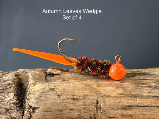 Wedge tail crappie jigs