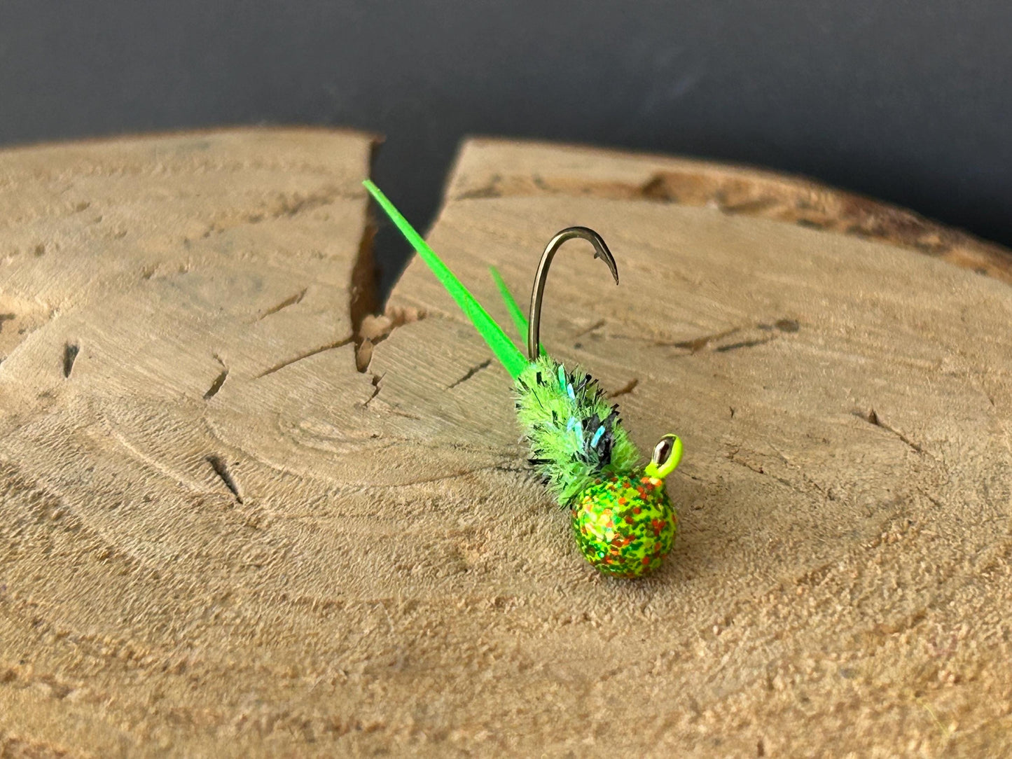 Split tail crappie jigs