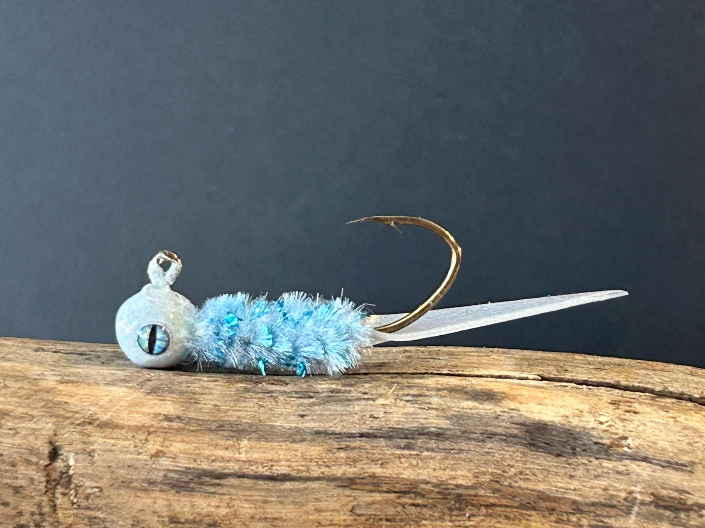 Wedge tail crappie jigs