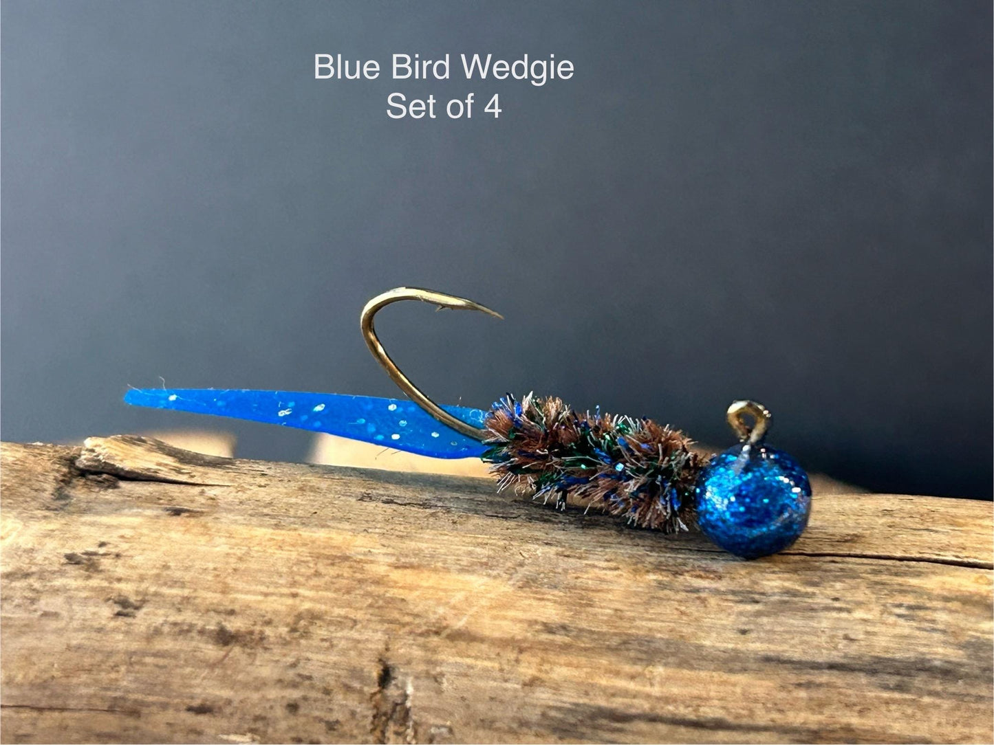 Wedge tail crappie jigs