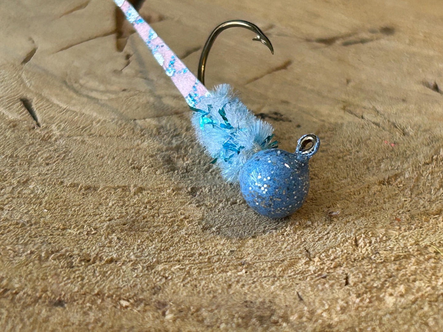 Split tail crappie jigs