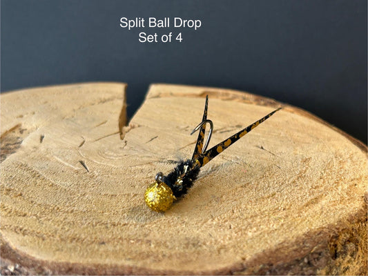 Split tail crappie jigs