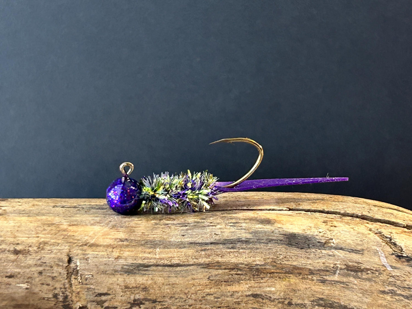 Wedge tail crappie jigs