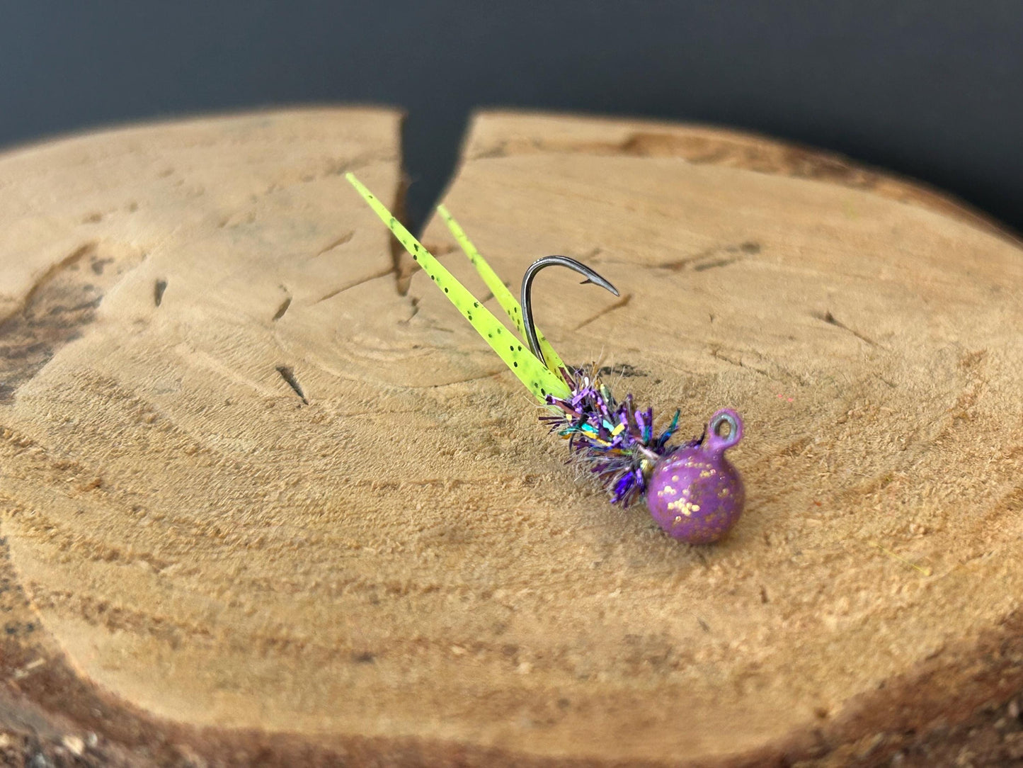 Split tail crappie jigs