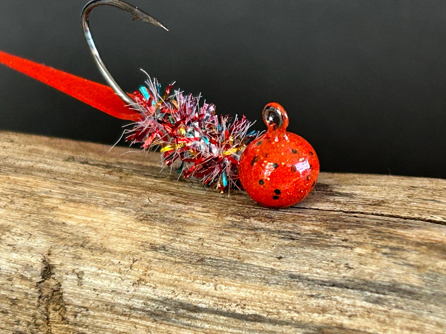 Wedge tail crappie jigs