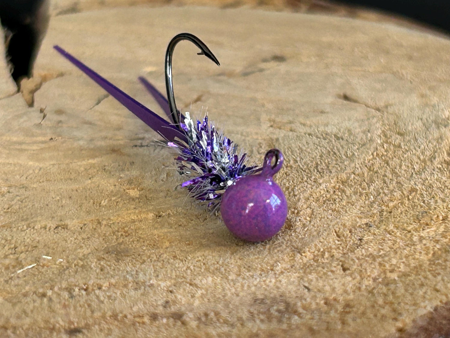 Split tail crappie jigs