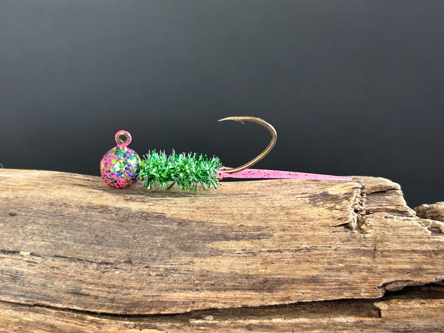 Wedge tail crappie jigs