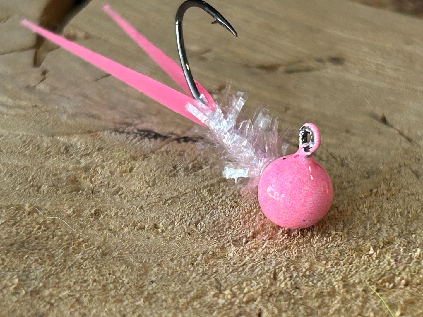 Split tail crappie jigs