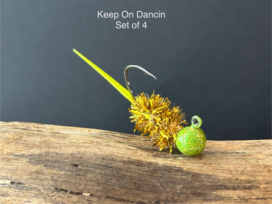 Wedge tail crappie jigs