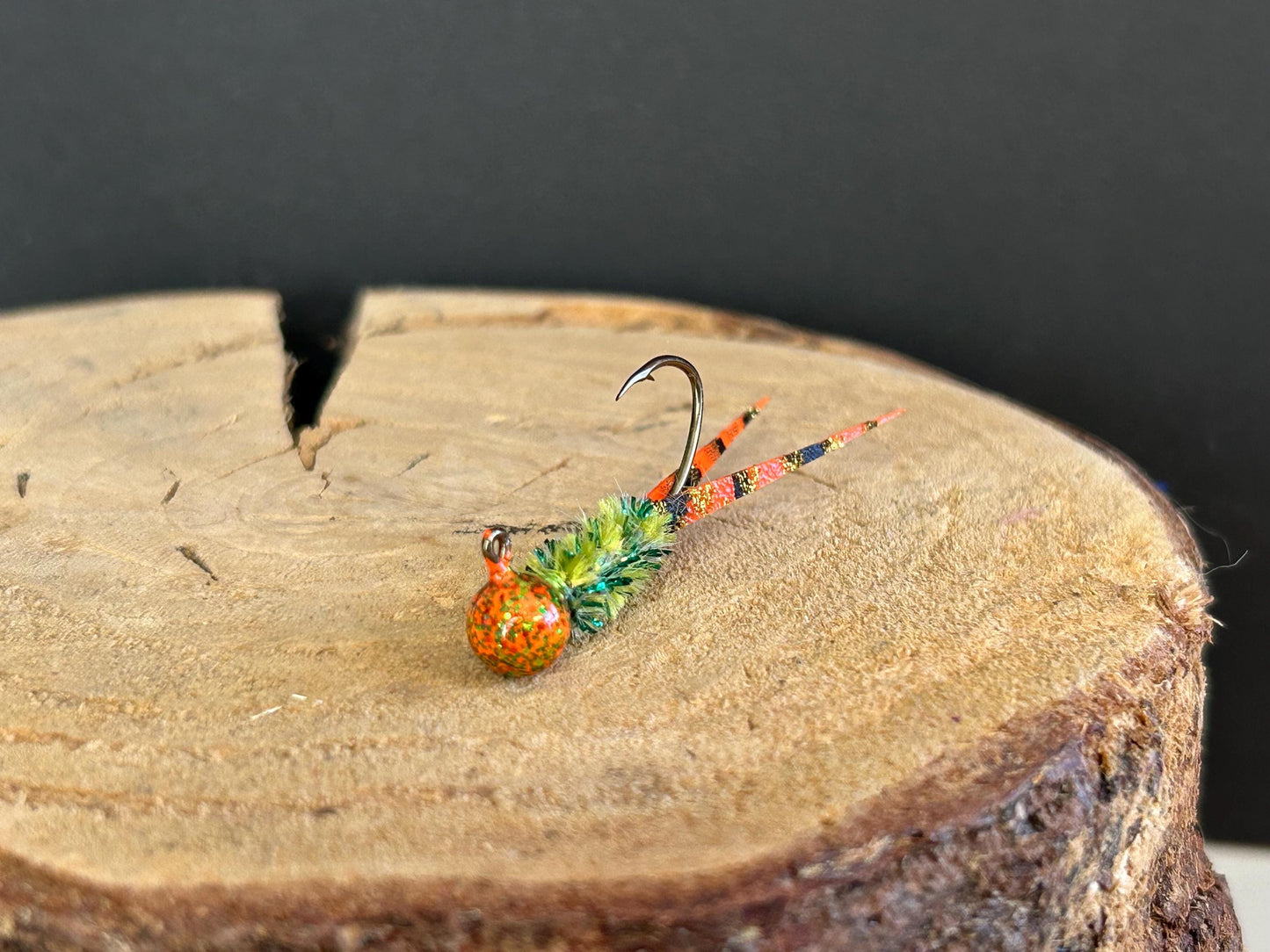 Split tail crappie jigs