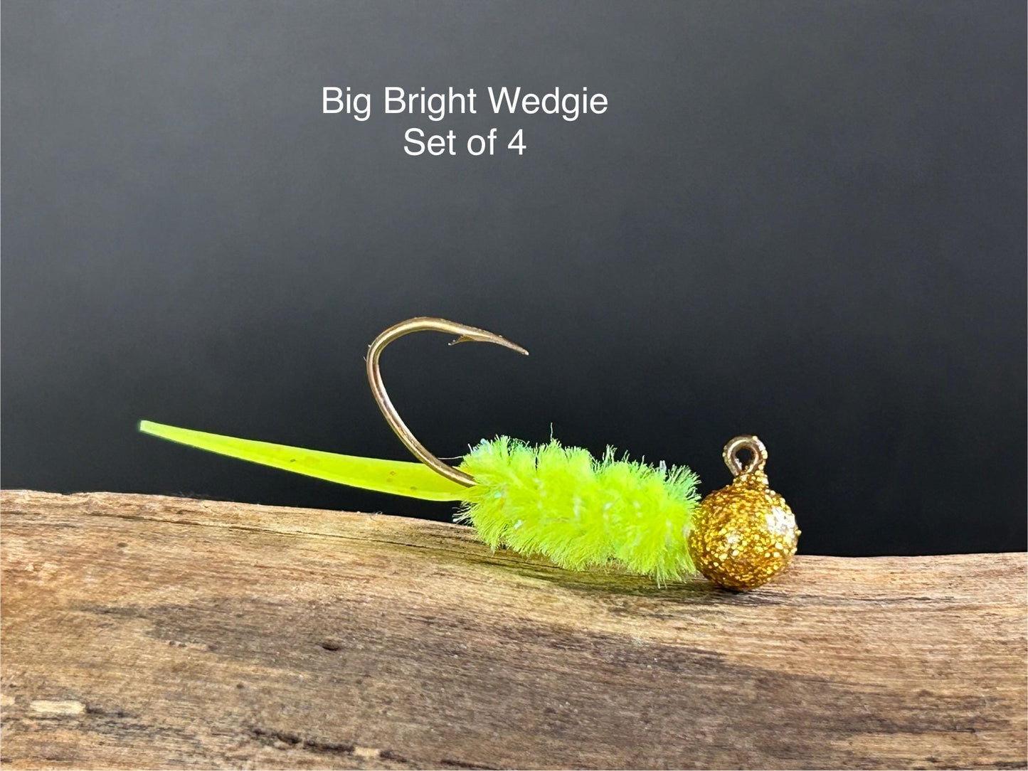 Wedge tail crappie jigs