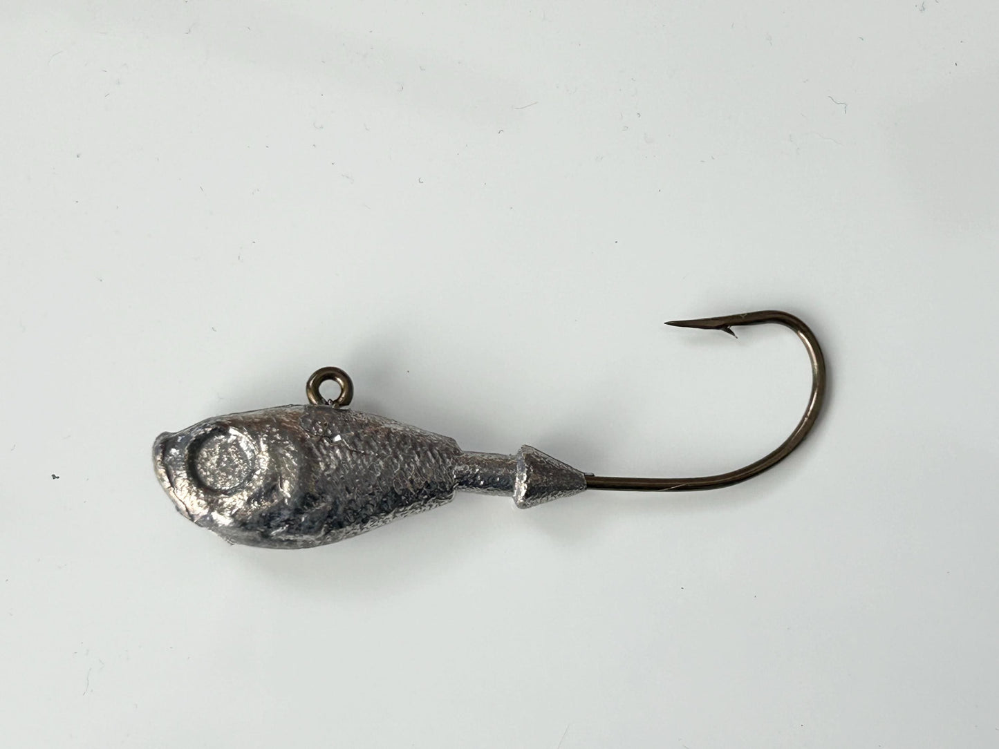 Unpainted ultra minnow jig heads
