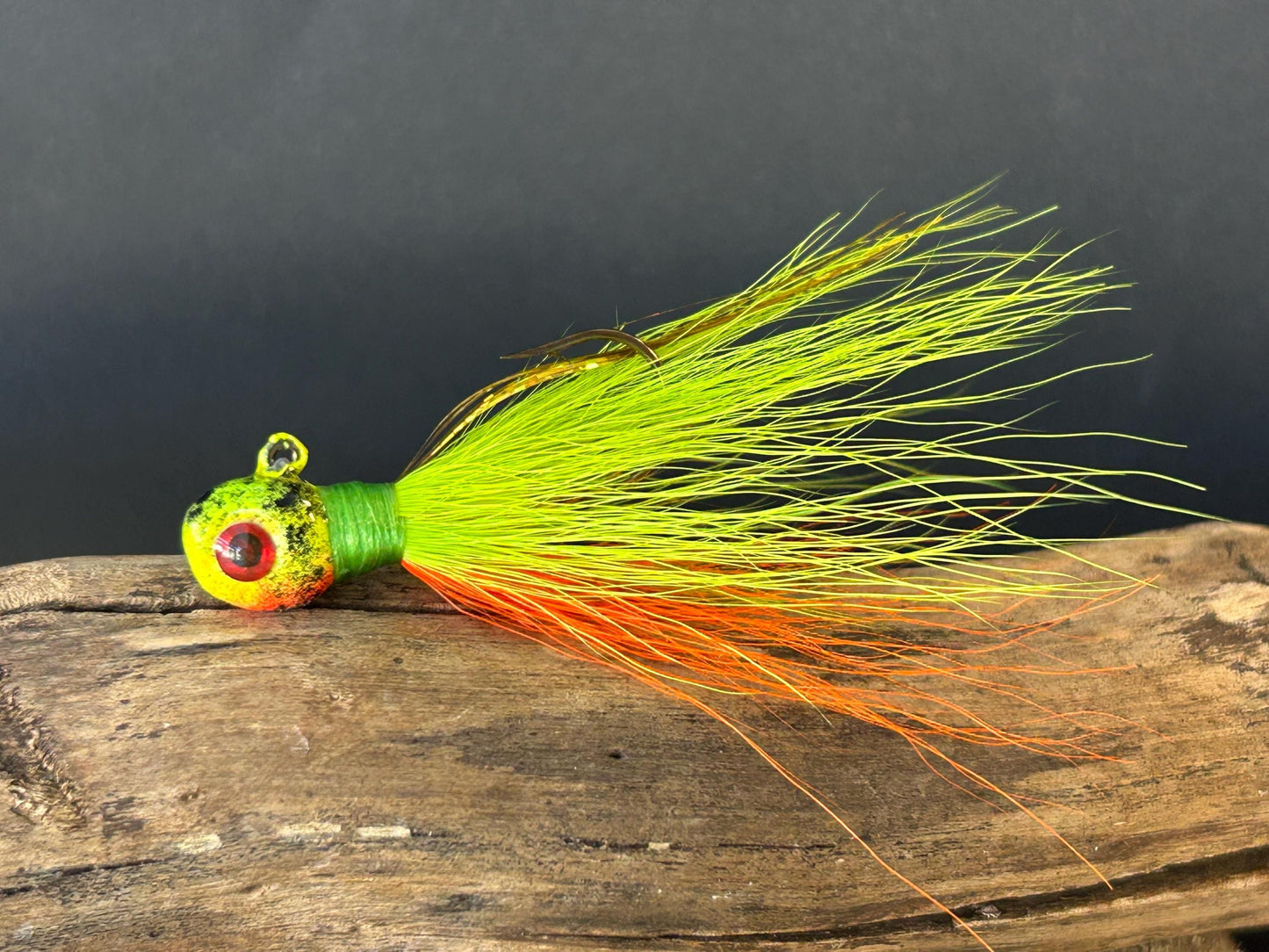 Hand tied walleye jigs