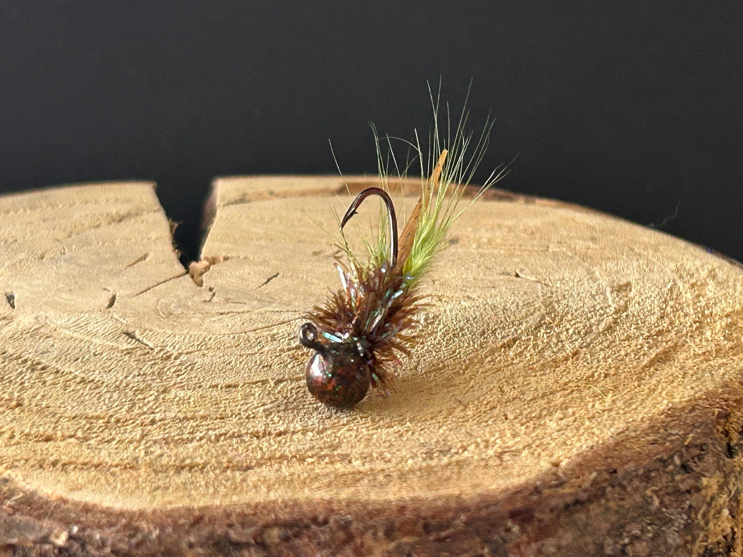 Wedge tail crappie jigs