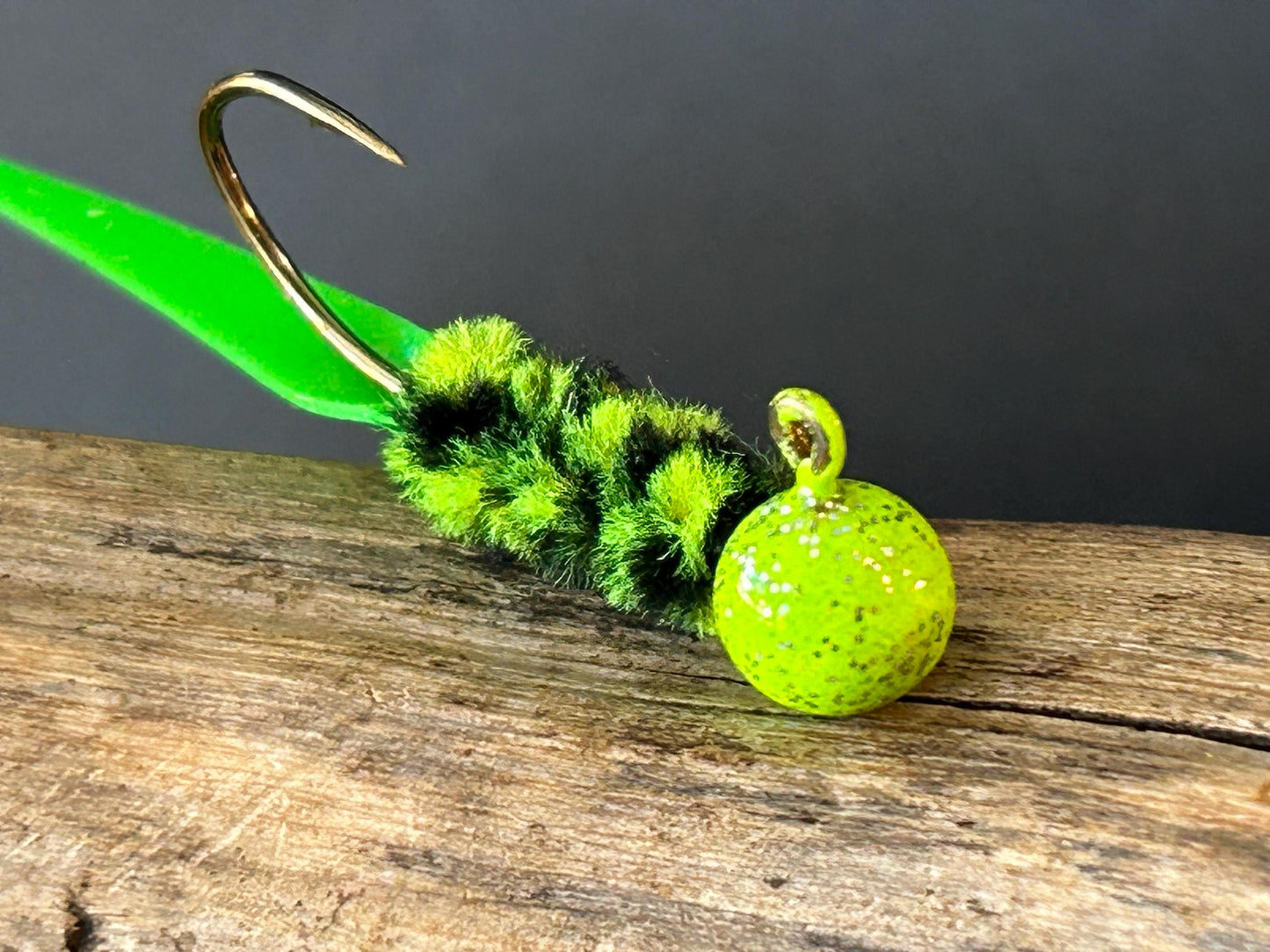 Wedge tail crappie jigs