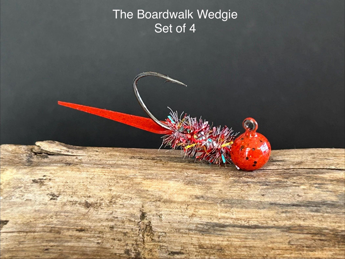 Wedge tail crappie jigs