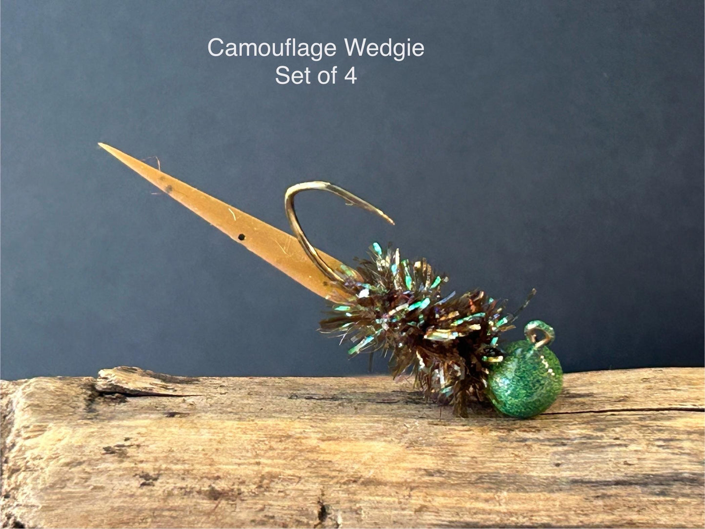 Wedge tail crappie jigs