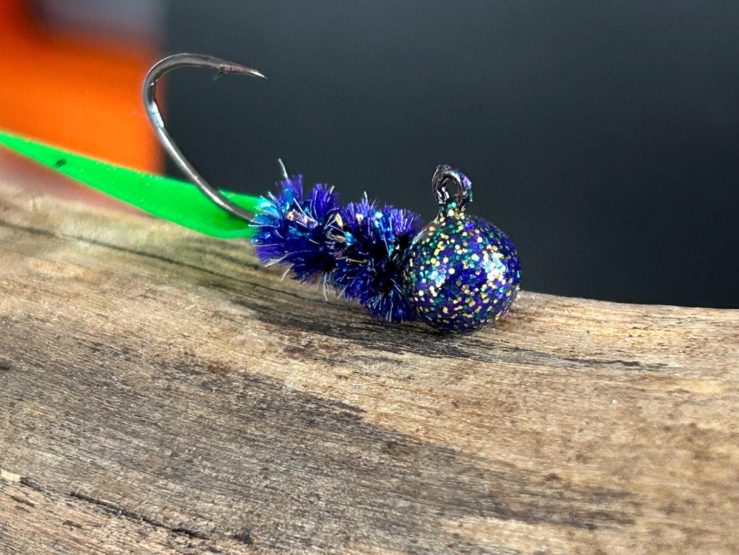 Wedge tail crappie jigs
