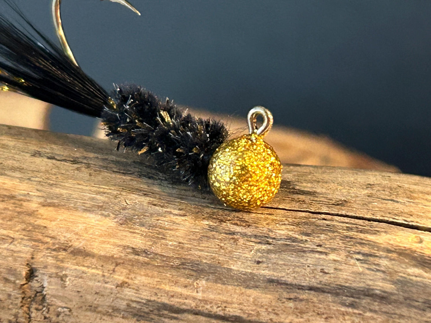 Hackle feather crappie jigs