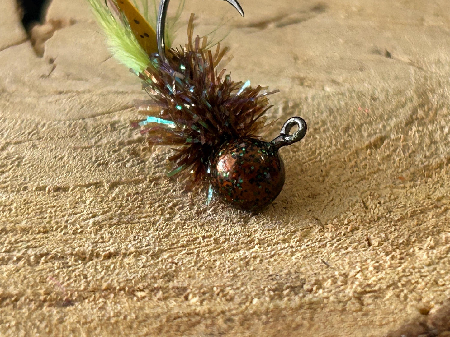 Wedge tail crappie jigs