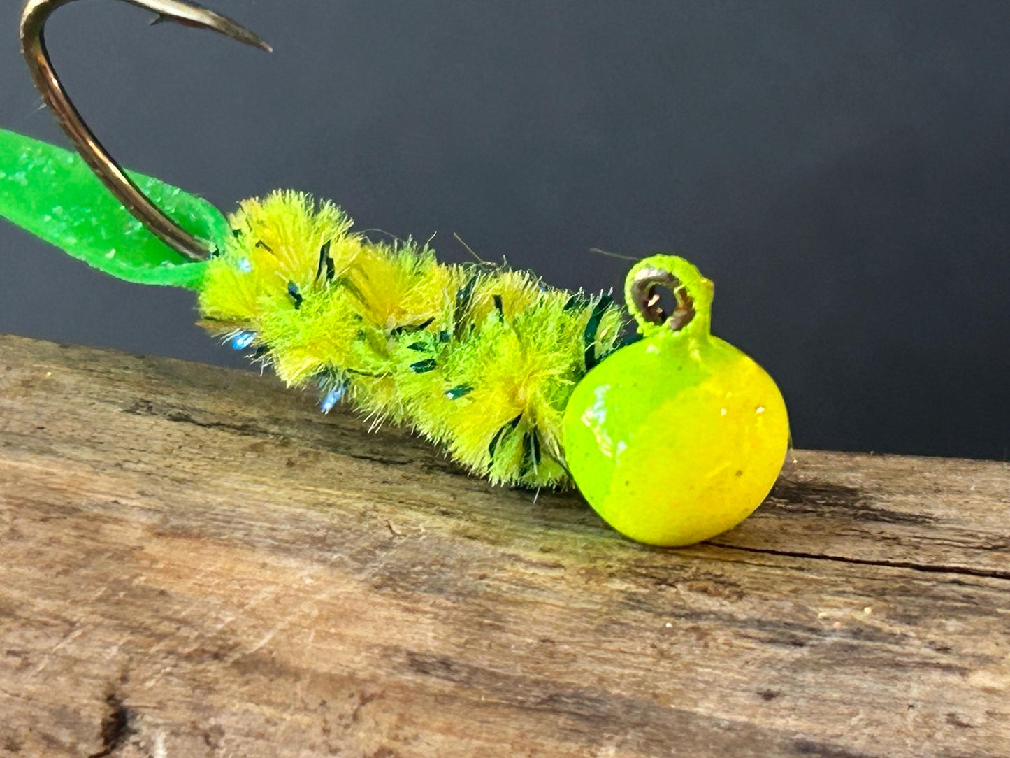 Wedge tail crappie jigs