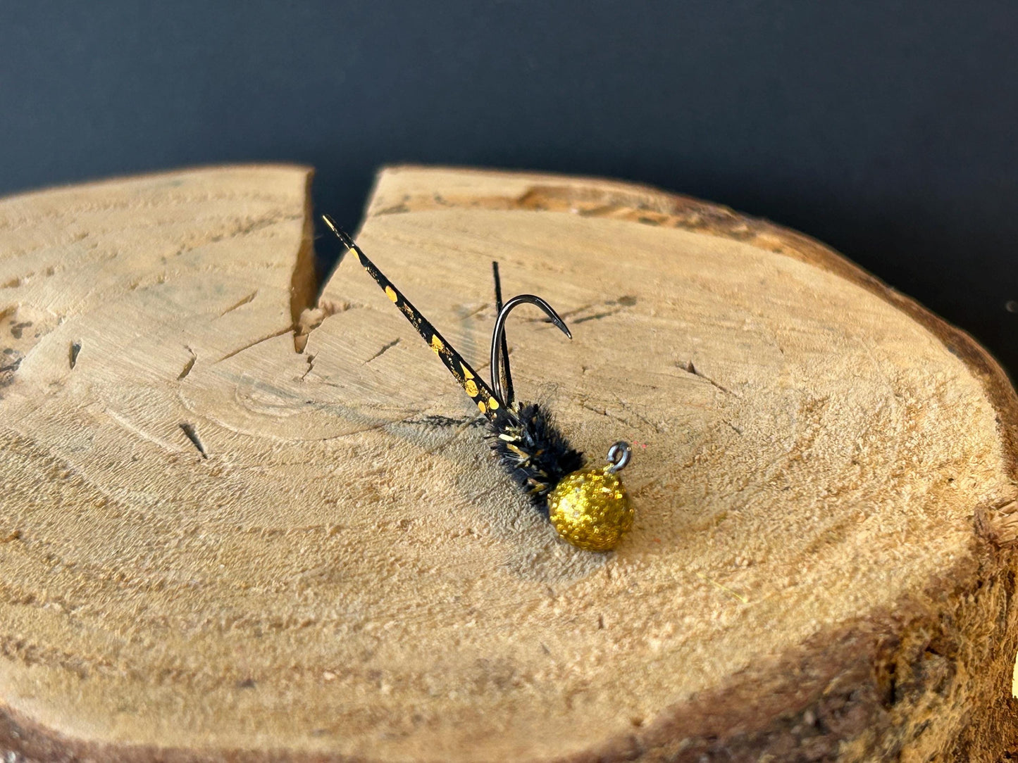 Split tail crappie jigs