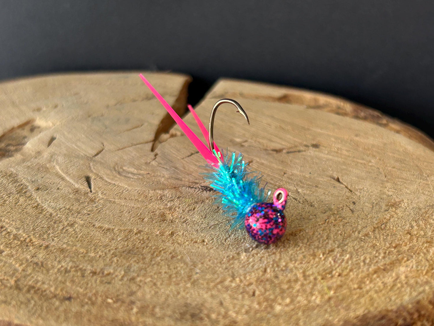 Split tail crappie jigs