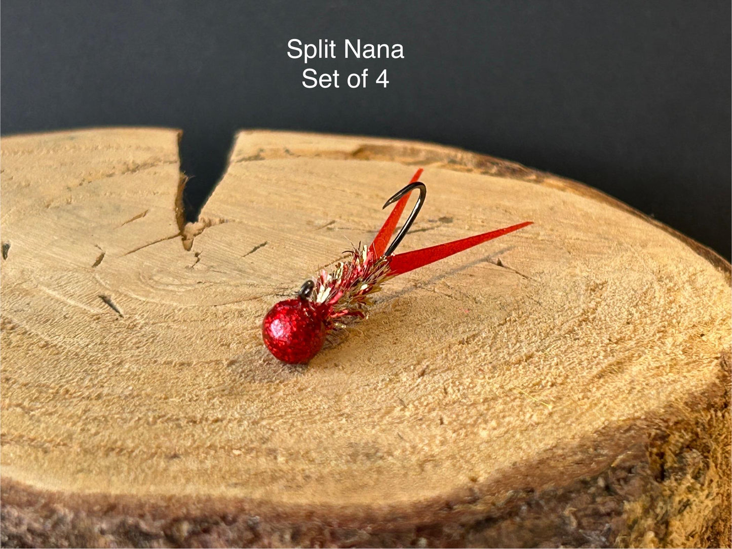 Split tail crappie jigs