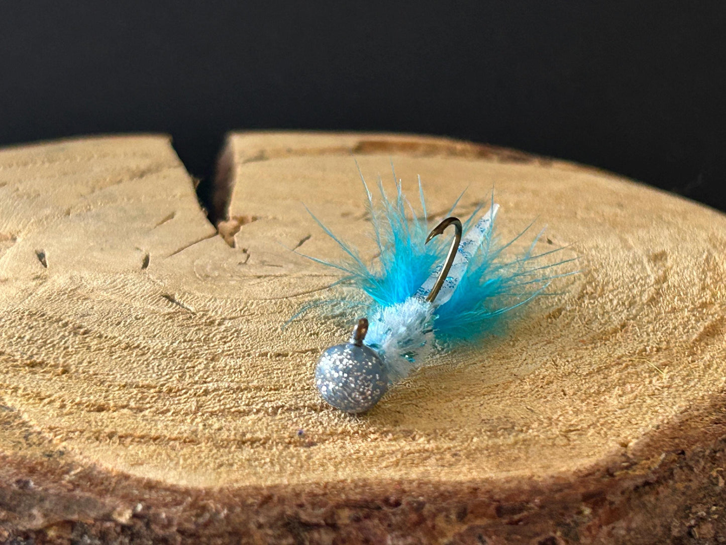 Wedge tail crappie jigs