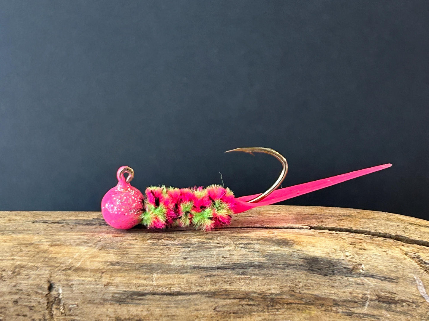 Wedge tail crappie jigs