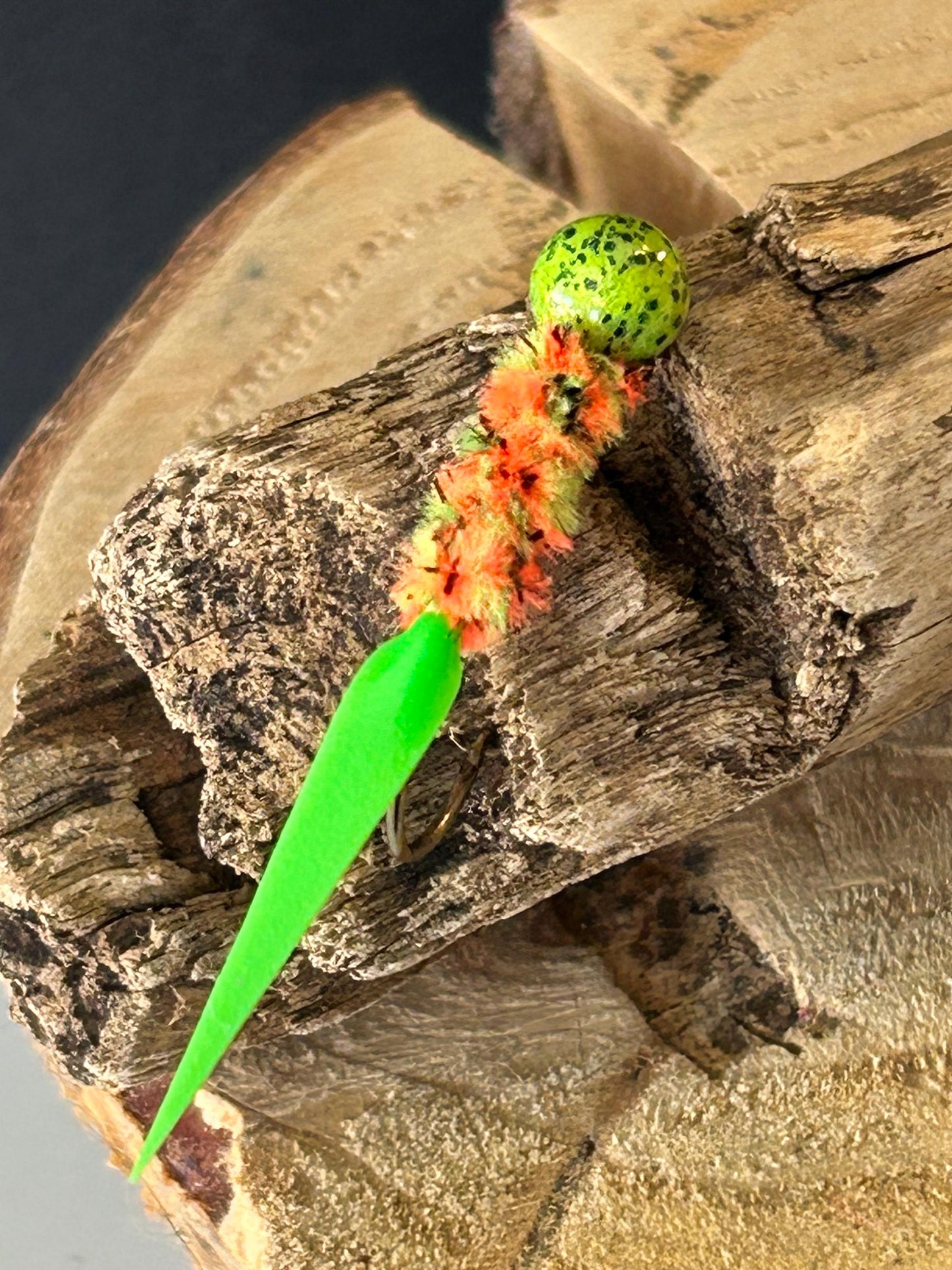 Wedge tail crappie jigs