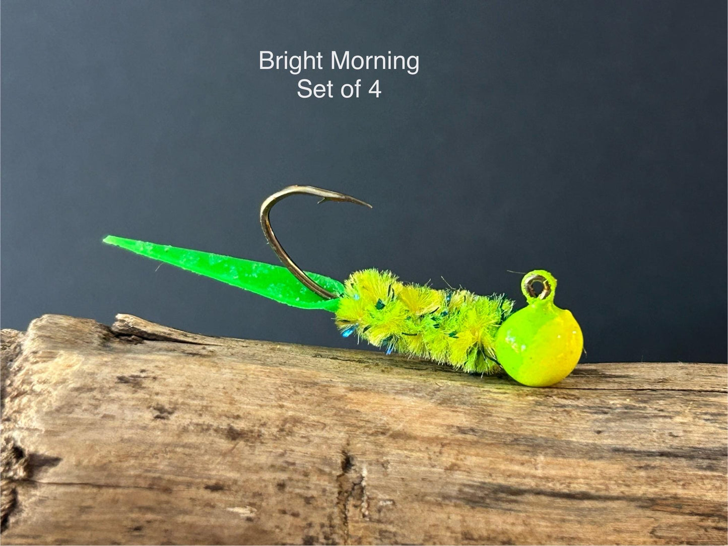 Wedge tail crappie jigs
