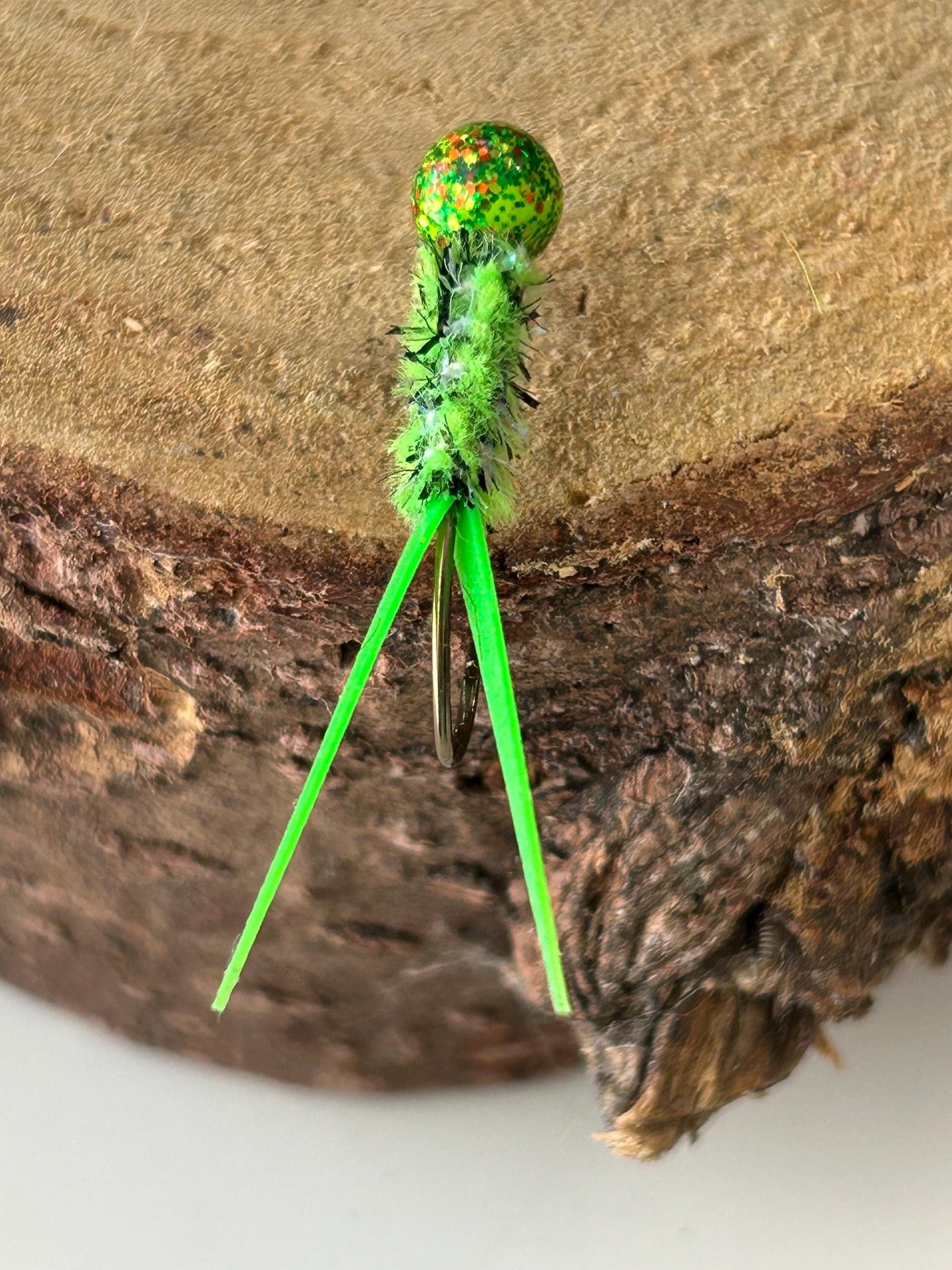 Split tail crappie jigs