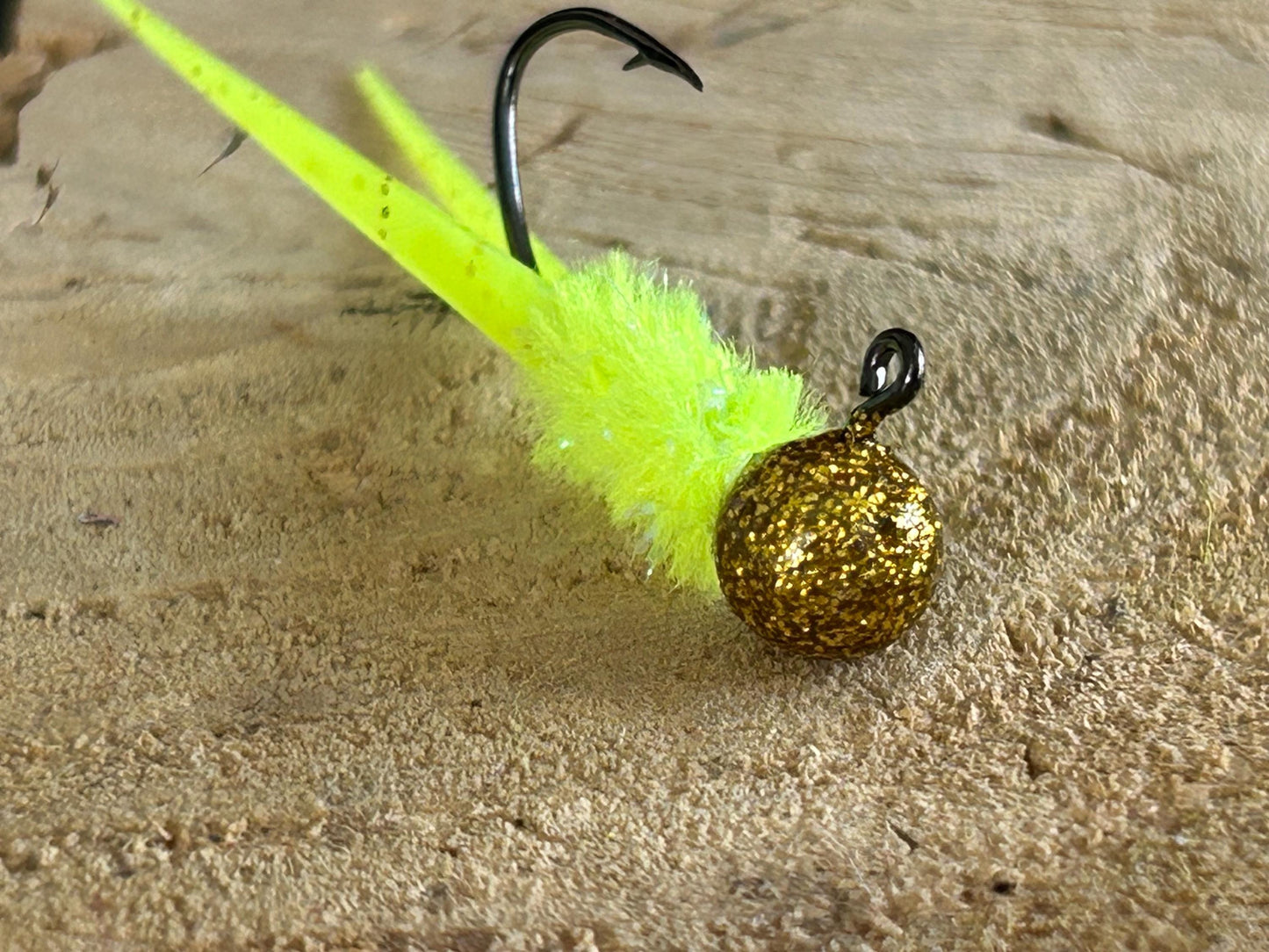 Split tail crappie jigs